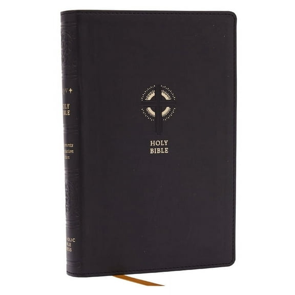 Nrsvce Sacraments of Initiation Catholic Bible, Black Leathersoft, Comfort Print, (Hardcover)