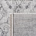 thumbnail image 6 of SAFAVIEH Courtyard Darin Botanical Indoor/Outdoor Runner Rug, Grey/Black, 2'3" x 8', 6 of 11