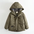 thumbnail image 2 of XQYLOS Boys Hooded Puffer Jackets Lined Water Winter Coat Windproof Thicken Warm Quilted Puffer Coat, 2 of 9