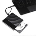 thumbnail image 5 of Unidad de DVD externa Grabadora de CD y DVD USB 3.0 de alta velocidad Reproductor de DVD para computadora portátil Controlador de control táctil Regrabadora de CD-RW a prueba de golpes, 5 of 5