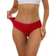 thumbnail image 1 of INSPIRAR CHIC Bragas para Mujeres Sin Forro Ropa Interior Cómoda Sin Marcar Cintura Elástica S Roja, 1 of 4