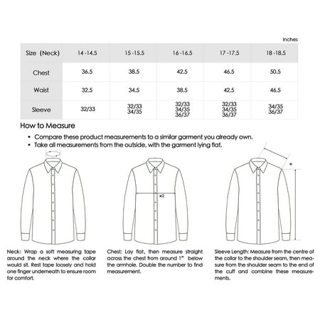 Men's Long Sleeve Slim-Fit Solid Dress Shirt | Walmart Canada