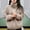 Khaki, variant on Womens Winter Coats Women's Fashion Casual Solid Color Long Sleeve Hoodless Casual Outwear & Jackets