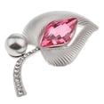 thumbnail image 1 of Broche de de Imitación Broche de Cumpleaños de s Mujeres de Accesorios de Joyería de Del Partido Pta mate Hugo broche de la hoja de diamantes de imitación, 1 of 10