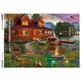 thumbnail image 2 of Ceaco 1000pc puzzle "Cottage Retreat" by David Maclean, 2 of 4