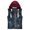 Blue, variant on Birdeem Mens New Fashion Denim Vest Casual Cowboy Jacket in Shoulder Blouse