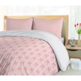 thumbnail image 5 of Ambesonne Pink Damask Duvet Cover Sets, Nostalgic Victorian, 2-King, Pale Pink and Ivory, 5 of 7