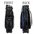 thumbnail image 6 of PGM 14‑Way Silent Golf Cart Bag for Men & Women, Premium Black Microfiber Leather Waterproof Golf Bag, 6 of 10
