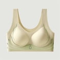 thumbnail image 3 of VISALY Sports Bras for Women High Support, High Support Adjustable Strap Full Coverage Up Bras Comfortable No Underwire Wireless Bras, Backless Bra, Seamless Bras, Bras, Sleep Bra (Green, L), 3 of 7
