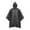 Black, variant on MIASHUI Rain Poncho Waterproof for Adult Lightweight Outdoor Poncho with Zipper,Green,One Size