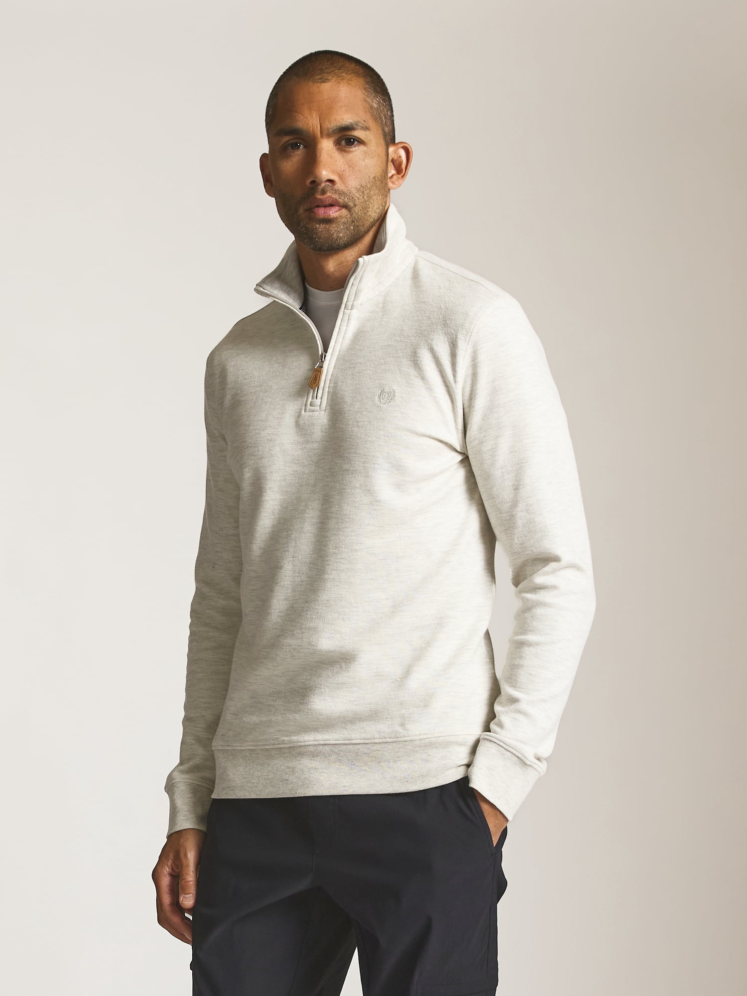 Chaps Men’s and Big Men’s Riverstone Quarter Zip Sweater, Sizes S–2XL
