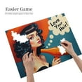 thumbnail image 4 of 500 Piece Retro Pinup Girl Jigsaw Puzzle For Adults – Vintage Hair Dryer & Hat Artwork， Challenging And Fun Puzzle For Adults， Unique Home Decor， Great Gift Idea, 4 of 7