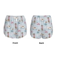 thumbnail image 3 of Hirioo Cute Snowflake Dachshund for Women's Double Layer Athletic Shorts High-Performance Gym Shorts with Inner Pocket, Elastic Waistband-X-Large, 3 of 7