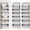 Grey, variant on 2 Pack Over the Door Organizer, 6-Shelf Closet Hanging Storage with 13 Mesh Pockets, 55lbs Capacity Behind the Door Storage for Baby Nursery, Bathroom, Bedroom, and Dorm, Beige