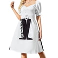thumbnail image 3 of Vestido de cumpleaños de manga corta de locura para mujer, vestido de cumpleaños de lujo, ropa de verano para mujer., 3 of 7