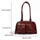 thumbnail image 5 of Bolso Mano Pequeño para Viajes Diarios Mujer Con Lazo Piel Sintética Y, 5 of 9