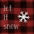 thumbnail image 2 of Robinson, Carol 26x26 White Modern Wood Framed Museum Art Print Titled - Let It Snow, 2 of 4