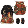 thumbnail image 4 of Whosucclay Cardinal Daisy Moon Print Gaming Chair Covers, Stretchable Gamer Chair Protector Soft Breathable Scratch Resistant Gaming Chairs Seat Cover with 2Pcs Armrest Slipcovers, 4 of 8
