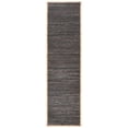 thumbnail image 2 of SAFAVIEH Cape Cod Ainsley Texture/Embroidery Runner Rug, Chocolate/Natural, 2'3" x 8', 2 of 9