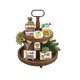thumbnail image 1 of Mini adornos de bandeja en capas de estilo frutas de verano, granja rústica, adornos de mesa de madera, 1 of 8
