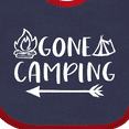 thumbnail image 4 of Inktastic Gone Camping Boys or Girls Baby Bib, 4 of 4