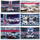 thumbnail image 2 of Bandera de coche de carreras Martinis Super Racing de 60 x 90 cm, pancarta de impresión digital de poliéster para decoración de pared de garaje y exterior, 2 of 4