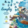 thumbnail image 4 of Lamplig Puzzles for Adults 1000 Pieces, Sea Turtle & Clownfish Ocean Jigsaw Puzzle, with Letters on Back, Challenging Puzzle for Adults, Stress Relief Gift for Game Nights with Guide Poster, 4 of 9
