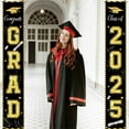 thumbnail image 6 of Moocorvic Graduation Door Banner Set for Doorway Porch Yard, Class of 2025 Congrats Grad Theme Decor Outdoor Indoor Front Door Wall Welcome Sign Prom Party Decorations, 6 of 6
