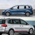 thumbnail image 5 of Pegatinas para puerta lateral de coche para Volkswagen VW Sharan 7N MPV Camper Van, calcomanías decorativas de vinilo, gráficos a rayas, accesorios para tuning automático, 5 of 5