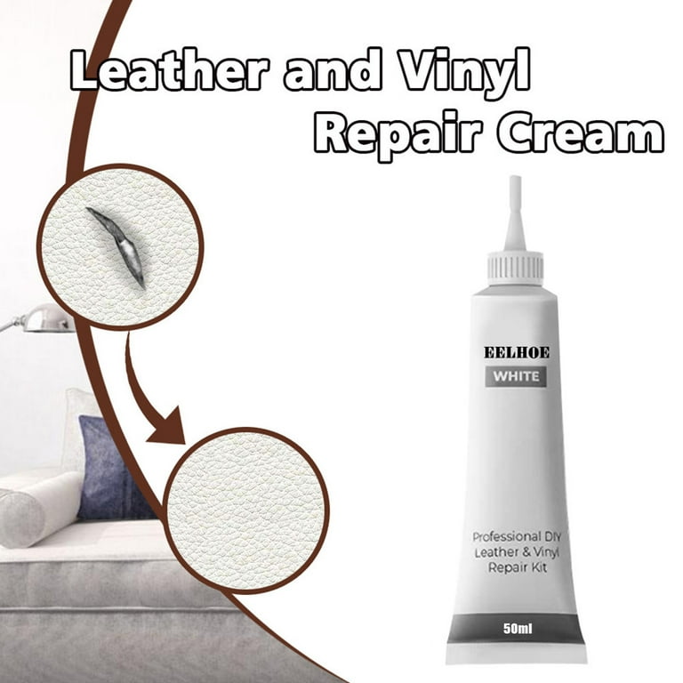 Black Leather and Vinyl Repair Kit - Furniture, Couch, Car Seats, Sofa