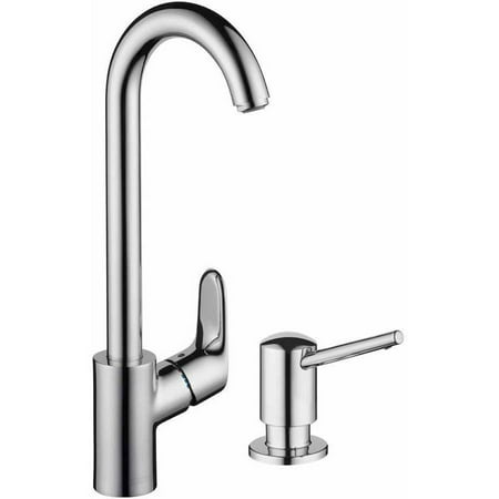 Hansgrohe Kk04507 04539so Focus Bar Kitchen Faucet With Soap