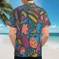 thumbnail image 6 of High Quality Hawaiian Shirts for Men Short Sleeve Aloha Beach Shirt Floral Summer Casual Button Down Shirts Blouses 4S7B2W, 6 of 7