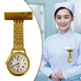 thumbnail image 3 of Reloj de Bolsillo Salvador Fob Enfermera Clip Unisex Oro, 3 of 10