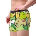 thumbnail image 4 of Disketp Cartoon Frog Men'S Boxer Briefs,Soft And Breathable Cotton Underwear With Comfortflex Waistband, 4 of 8