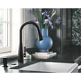 thumbnail image 5 of Moen Haelyn Single-Handle Pull-Down Sprayer Kitchen Faucet with Reflex and Power Boost in Matte Black, 5 of 11