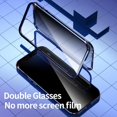 thumbnail image 4 of MesaSe -Anti-Peeping Privacy Magnetic Case Full Body Case Clear Tempered Glass Metal Bumper Protection For  12/ 12 Max/ 12 Pro/ 12 Pro Max, 4 of 6