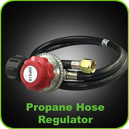 Propane Regulator Adjustable 4 Foot 0 20 Psi Gas Grill