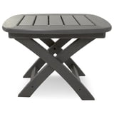 POLYWOOD® Nautical Recycled Plastic Outdoor Side Table - Walmart.com - Recycled Plastic Outdoor Side Tables