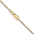 thumbnail image 4 of 14k Yellow Gold 1.30mm Heavy Baby Rope Chain, 4 of 5