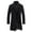 Black, variant on Trench Coat Qiggri Man Fashion Long Sleeve Leisure Outerwear Long Coat Jackets Casual Outwear
