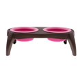 thumbnail image 1 of Comedero plegable perfecl de Silicona Desmontable para Mascotas rosa, 1 of 8