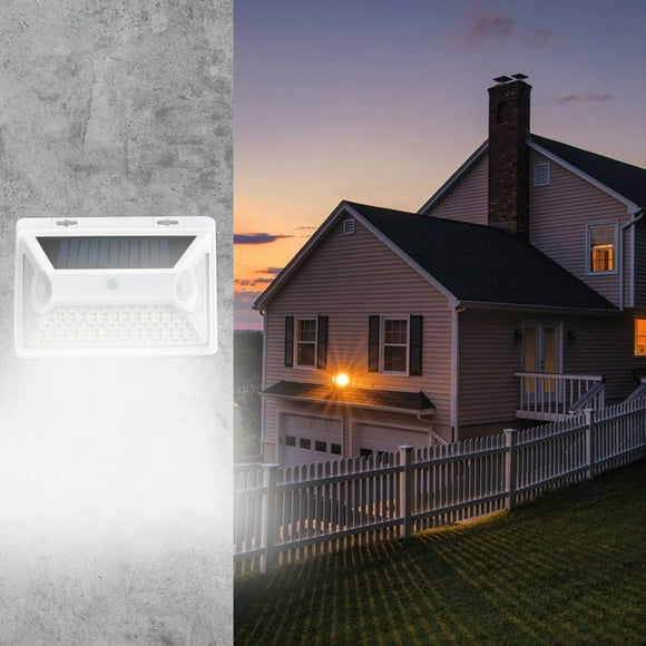 Ideal For Outdoor, Yard, Fence, Porch And Garage Solar Wall Lights, Materials, Body Sensing, Outdoor Decorative Solar Luminaire.
