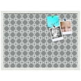 thumbnail image 2 of PinPix ArtToFrames 28x20 Custom Cork Bulletin Board    Poster Board Has a Fabric Style Canvas Finish, Framed in Satin White Frame (PinPix-231), 2 of 5