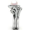 thumbnail image 3 of Pearl Engagement Ring Set, 3 of 4
