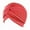 Red, variant on ZQUUVOU Head Scarf For Women's Hair Head Wraps Women Knotted African Turban Cancer Headwear For Women Beige