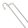 thumbnail image 1 of Leslie's 925 Sterling Silver Adjustable 2.25mm Diamond Cut Rope Chain; 30 inch; for Adults and Teens; for Women and Men, 1 of 2