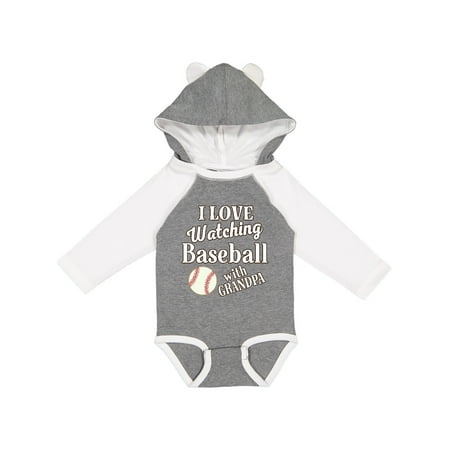 

Inktastic Grandpa Baseball Grandchild Gift Gift Baby Boy or Baby Girl Long Sleeve Bodysuit