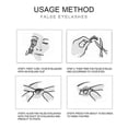 thumbnail image 3 of 4 Pairs Colored Glitter False Eyelashes Fluffy Lashes Sequins Fake Eyelashes for Women, 3 of 4