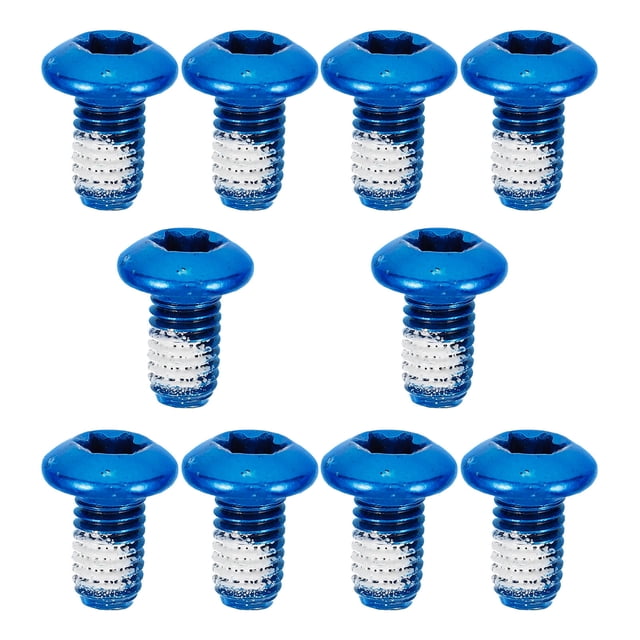 unbranded 10Ud Tornillos De Inoxidable Para De Disco Color Azul Resistentes A Corrosión
