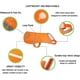 thumbnail image 2 of Naranja, M Chaleco para Perros de Caza, Chaleco Reflectante de Seguridad para Perros pequeños, medianos y Grandes, Alta Visibilidad y Seguridad para Cazadores y Otros, 2 of 5